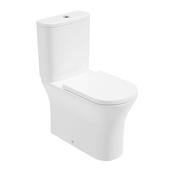 Pena Comfort Height Fully Shrouded Closed Coupled Toilet Alpha Seat image