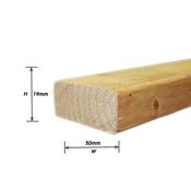 19mmx50mm (¾X2) Whitewood Planed Timber  image
