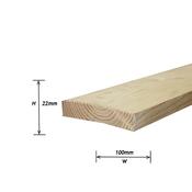 22mmx100mm (1x4) Whitewood Planed Timber image