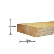 44mmx175mm (2x7) Whitewood Rough FSC®2 image