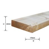 44mmx175mm (2x7) Whitewood Rough Treated FSC®2 image