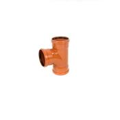 Wavin Sewer Branch 4"X4" (110mmx110mm) 92.5° Triple Socketed  image