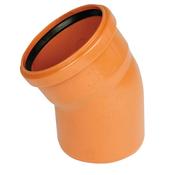 Wavin Sewer Bend 6" (160mm) 30° Single Socket image