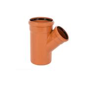 Wavin Sewer Branch 6X6 (160mmx160mm) 45° Single Socket image