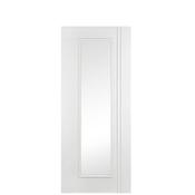 Doras Unicorn Premium Primed Clear Glass White 78"X26" image