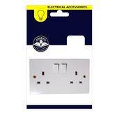 Phoenix 2 Gang Socket Switched image