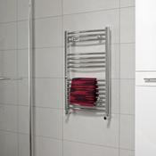 Curved Towel Warmer Chrome 600mm x 800mm image