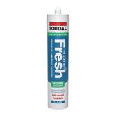 Soudal Stay Fresh Sanitary Silicone Sealant 300ml - Clear image