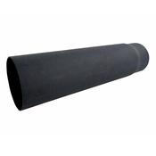 Straight Length Matt Black 5" Single Wall Flue 1000mm image