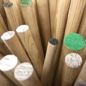 White Hardwood Mouldings Dowel 9mm x 2.4m image