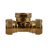 330 Brass Fi Tee 1" X 1" X 3/4" image