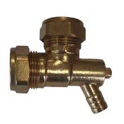 871 Brass Male Elbow And Drain Off 3/4" image