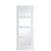 Doras 4 Lite Shaker White Clear Glass 78"x24"