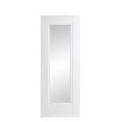 Doras Eindhoven 1 Lite White Clear Glass 78"x26" image