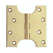 Parliament Hinges Polished Brass Pair image