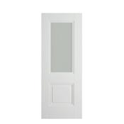 Doras Arnhem White Opal Laminate Glass 80"x32" image