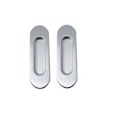 Henderson Oval Flush Pull Door Handle Set image