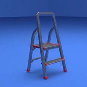 Safeline 2 Step A-Frame Aluminium Ladder image