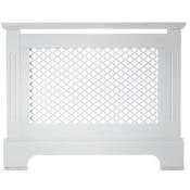 Tema Georgian White Radiator Cover Small image