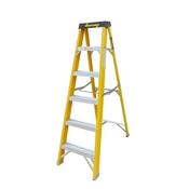Safeline Heavy Duty Fibreglass 6 Step Ladder image