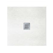 Slate Square Shower Tray Slate White 900mm image