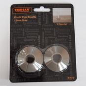 Trojan Radiator Rossette 15mm 2 Pack Grey image