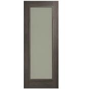 Doras Daiken Grey 1 Lite Opal Laminate Glass Door All Sizes image