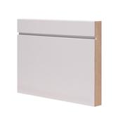 Primed MDF Square &amp; Grooved Architrave 18mm x 94mm x 5.4m image