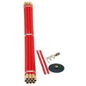 Rothenberger Drain Rods With 2 Tools &amp; Straps 10 Pack image