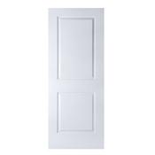 Doras Carrara 2 Panel Smooth White 80"X34" image