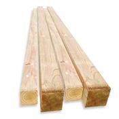 95mm x 95mm Square End Treated Fence Post 3m image