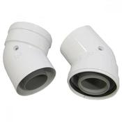 Ideal Flue Elbow 45° Kit (60/100) (Pair) image