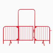Red Crossing Point With Spring Loaded Gate image