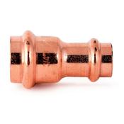 Instantor Copper Press Red Coupler 1" X 1/2"  image