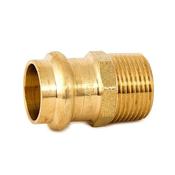Instantor Copper Press Straight Coupler MI x 1” Press image