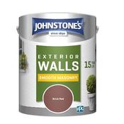 Johnstones Retail Smooth Masonry Brick Red 2.5 ltr image