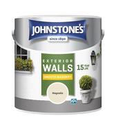 Johnstones Retail Smooth Masonry Magnolia 2.5 ltr image