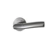 Basta Roxton On Rose Door Handle Satin Nickel image