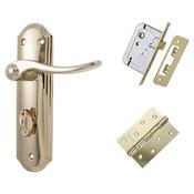 Basta Belair Priv L/Set 63mm &amp; Hinges - Bp image