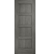 Doras Daiken Shaker 4 Panel Grey 78"x30" image