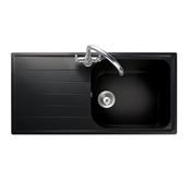 Amethyst 1 Bowl Inset Sink - Ash Black image