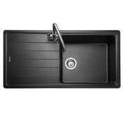 Elements 1 Bowl Inset Sink - Ash Black image