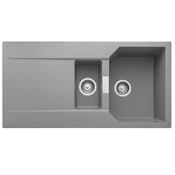 Mayon Granite 1.5 Bowl Inset Sink - Dove Grey image