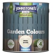 Johnstones Woodcare Garden Colours White Orchid 2.5 ltr  image