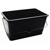 Black Plastic Scuttle Ceiling Paint Bucket 15 Ltr image