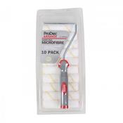 Prodec 10 Microfibre Mini Paint Roller Sleeves &amp; Frame image