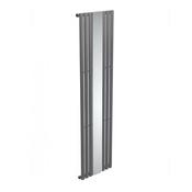 Amura Elliptical Tube Mirror Radiator 1800mm x 500mm Single Panel Anthracite image