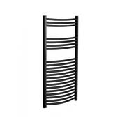 Curved Towel Warmer 1200mm x 500mm Black image