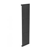 Piatto Single Panel Designer Radiator 1800mm x 452mm Black image