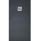 Slate Rectangular Shower Tray 1600mmx800mm Black  image